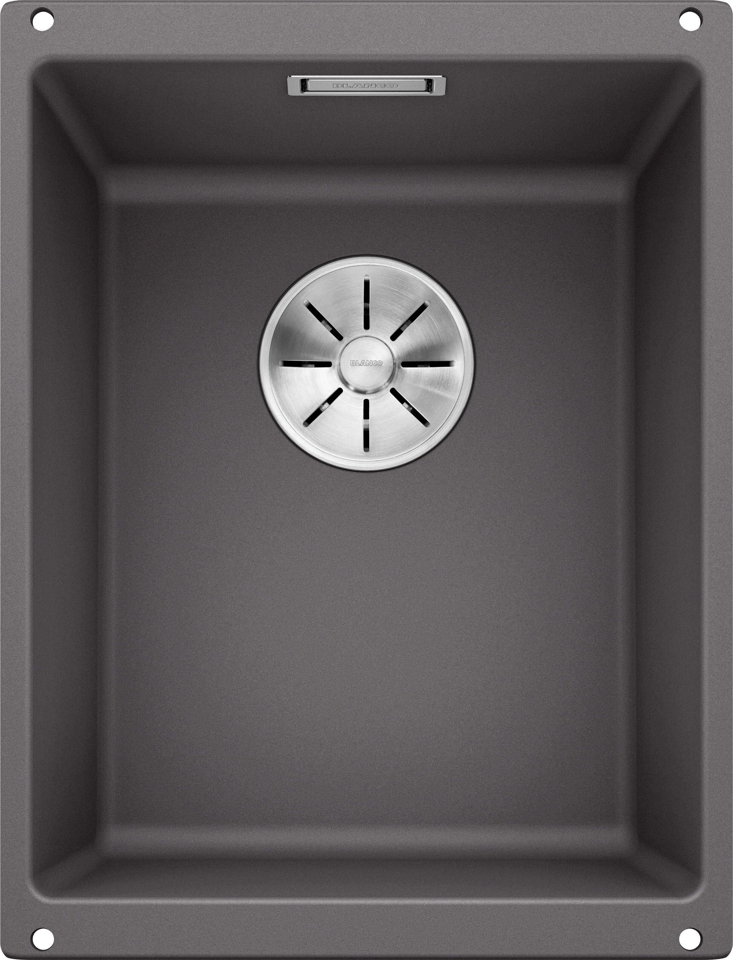Изображение товара Мойка Blanco Subline 320‑U под столешницу (черный матовый) с двумя чашами