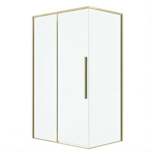 Изображение товара Душевой уголок Grossman Galaxy 120.K33.01.1280.32.00, 120 х 80 см, стекло прозрачное, профиль золото сатин