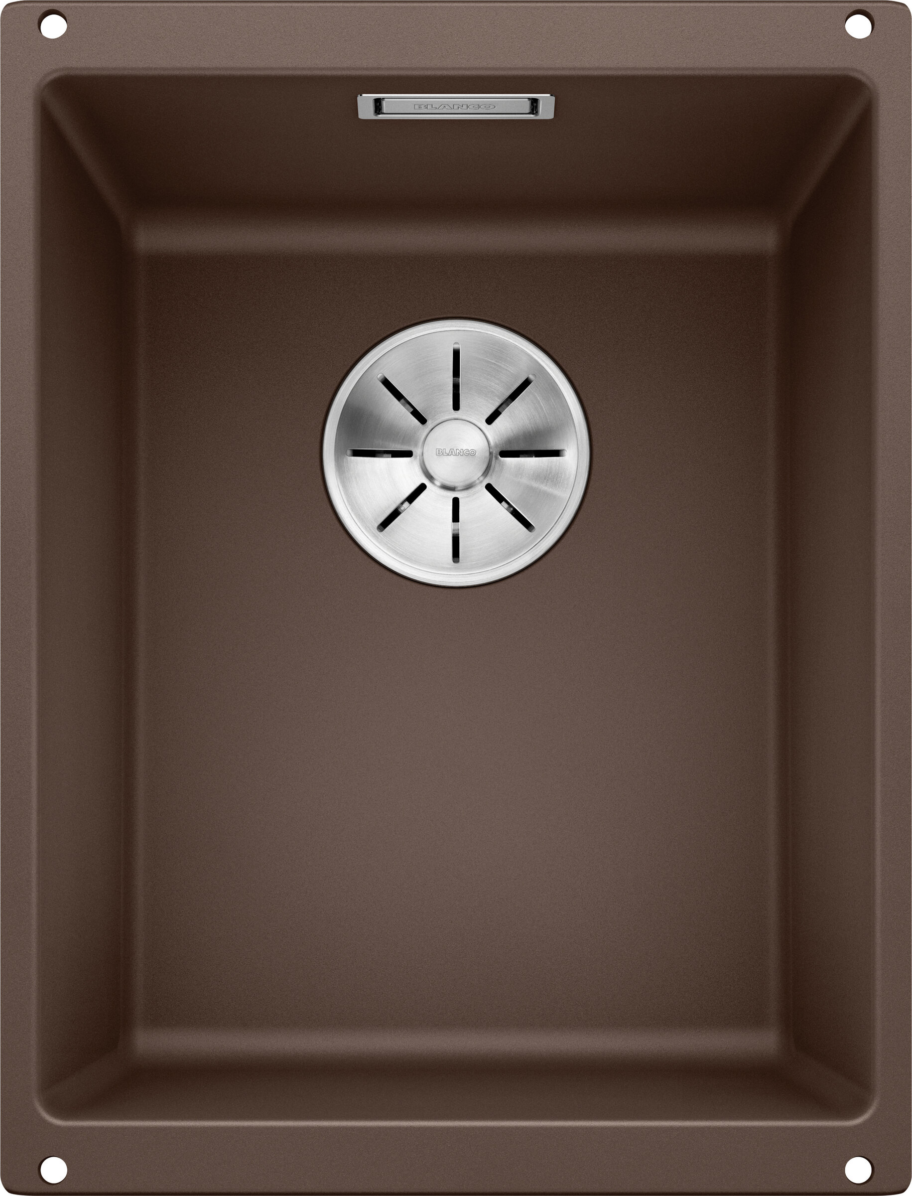Изображение товара Мойка кухонная Blanco Subline 320-U из нержавеющей стали коричневая, врезная 46 см