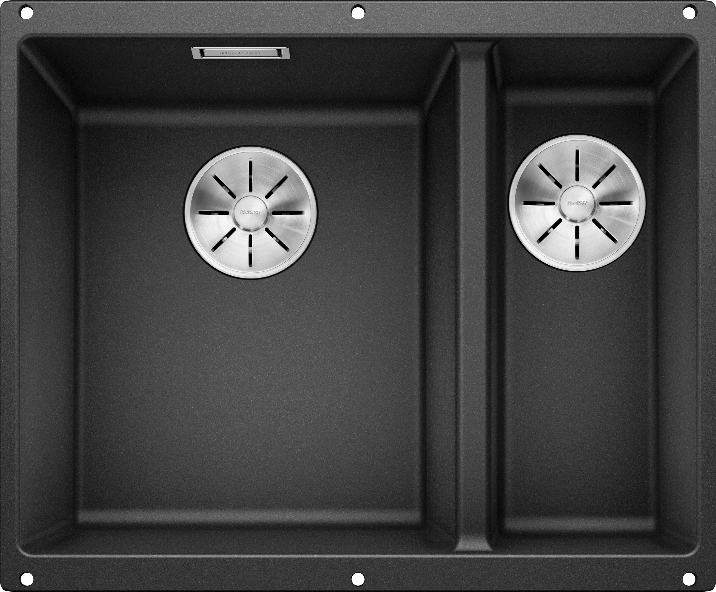 Изображение товара Кухонная мойка Blanco Subline 340/160-U антрацит врезная с двумя чашами