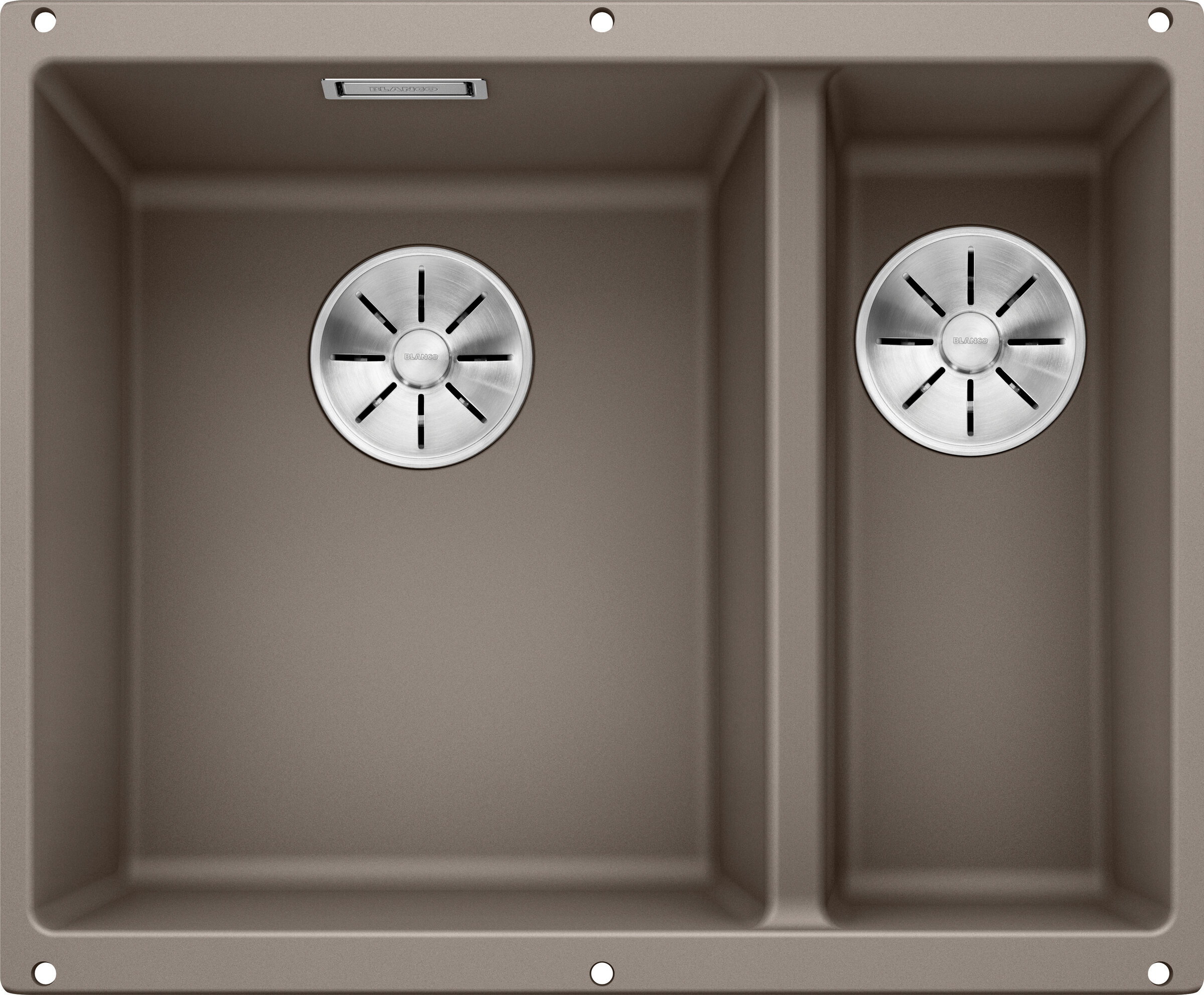 Изображение товара Мойка Blanco Subline 340 160-U для врезного монтажа нержавеющая сталь бетонный цвет