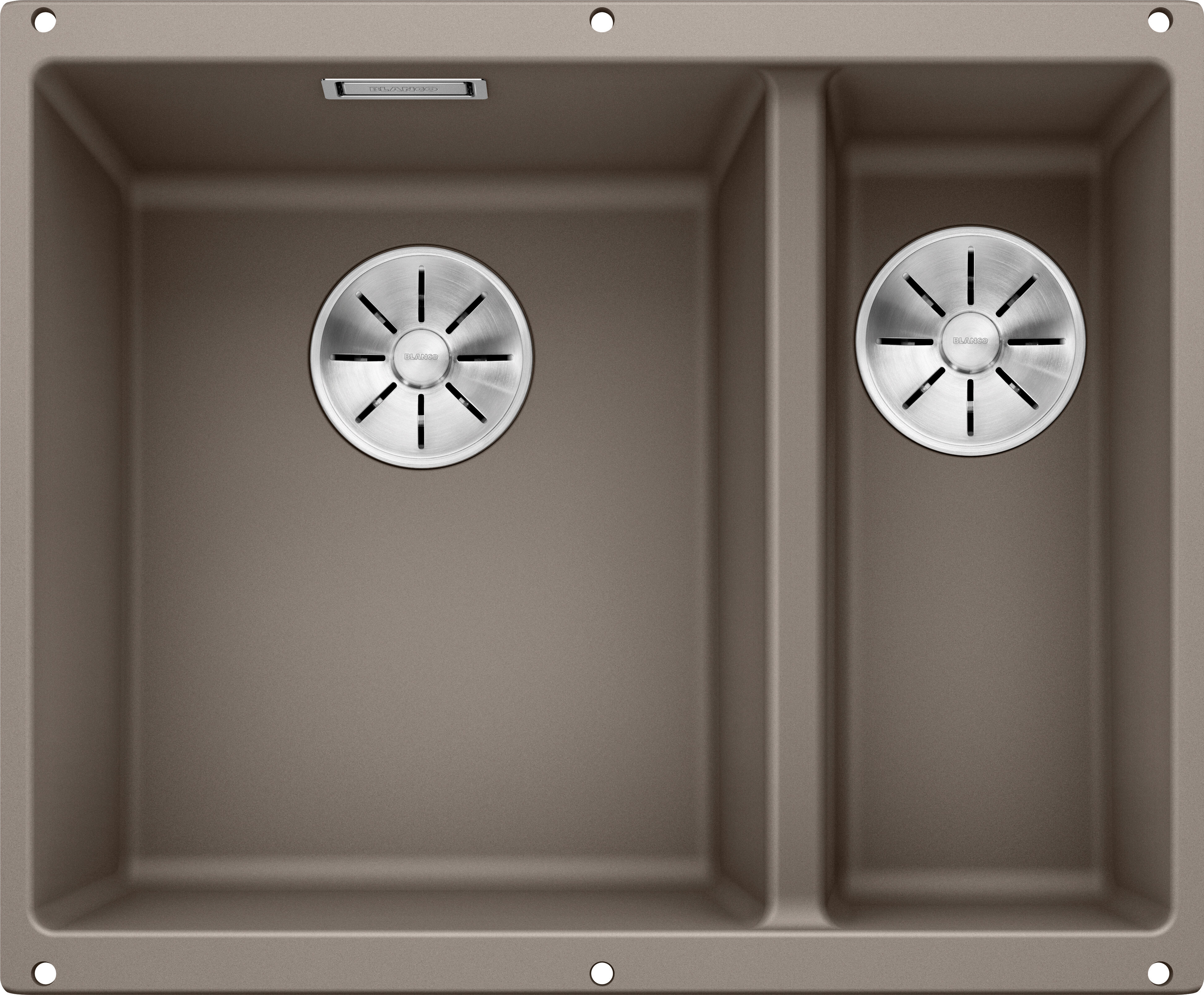 Изображение товара Мойка Blanco Subline 340 160-U для врезного монтажа нержавеющая сталь бетонный цвет