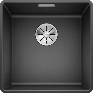 Изображение товара Кухонная мойка Blanco Subline 400-F из искусственного гранита антрацит 427x427 мм