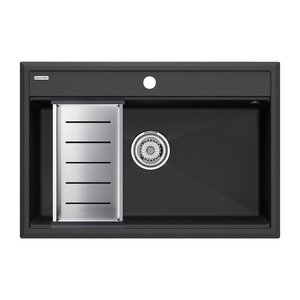 Изображение товара Мойка кухонная Paulmark Stepia 80 см из искусственного камня с коландером