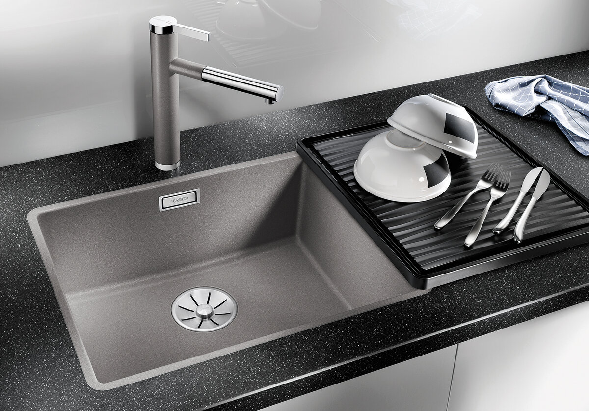 Изображение товара Мойка Blanco Subline 500-F 523533 темная скала