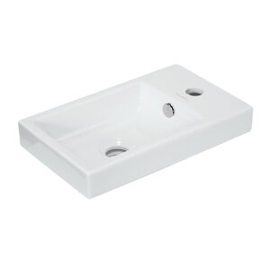 Изображение товара Раковина Sanita Luxe Fest WB.FN/Fest/40-C/WHT.G/S1, 40 см, фарфор, цвет белый