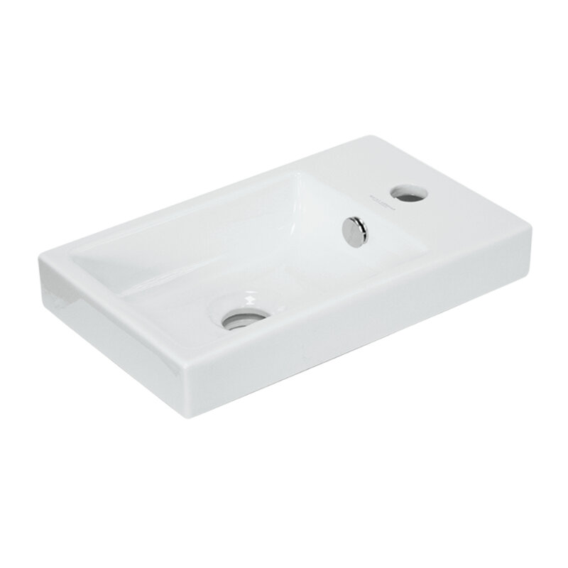 Изображение товара Раковина Sanita Luxe Fest WB.FN/Fest/40-C/WHT.G/S1, 40 см, фарфор, цвет белый