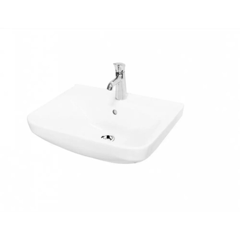 Изображение товара Раковина Sanita Luxe Next WB.PD/Next/60-C/WHT.G/S1, 61 см, фарфор, цвет белый