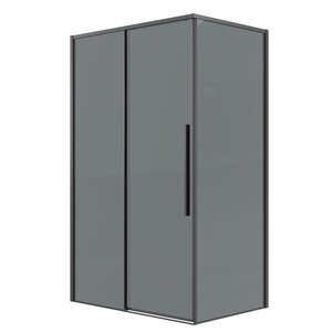 Изображение товара Душевой уголок Grossman Galaxy 120.K33.01.1080.42.10, 100 х 80 см, стекло тонированное, профиль графит сатин