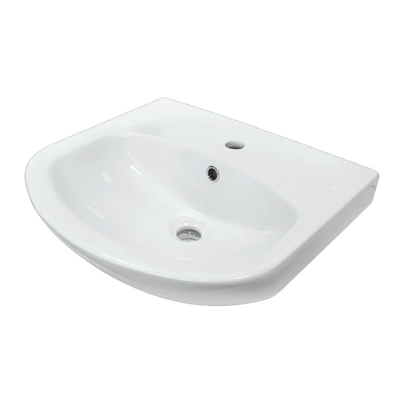 Изображение товара Раковина Sanita Аттика WB.FN/Т/50-C/WHT.G/S1 - 50 см, фарфор, белая