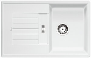 Изображение товара Мойка Blanco Zia 45S 514726 белая из SILGRANIT PuraDur II 78 см