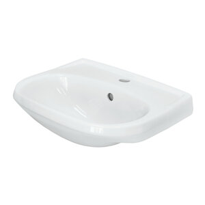 Изображение товара Раковина Sanita Комфорт WB.PD/Comfort/50-C/WHT.G/S1, 50 см, фарфор, цвет белый