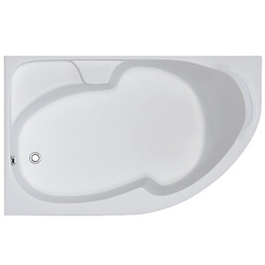 Изображение товара Ванна акриловая 1MarKa Diana 01ди1610лкс2+/01ди1610пкс2+, 160 x 100 см, каркас, слив-перелив, левая/правая, цвет белый