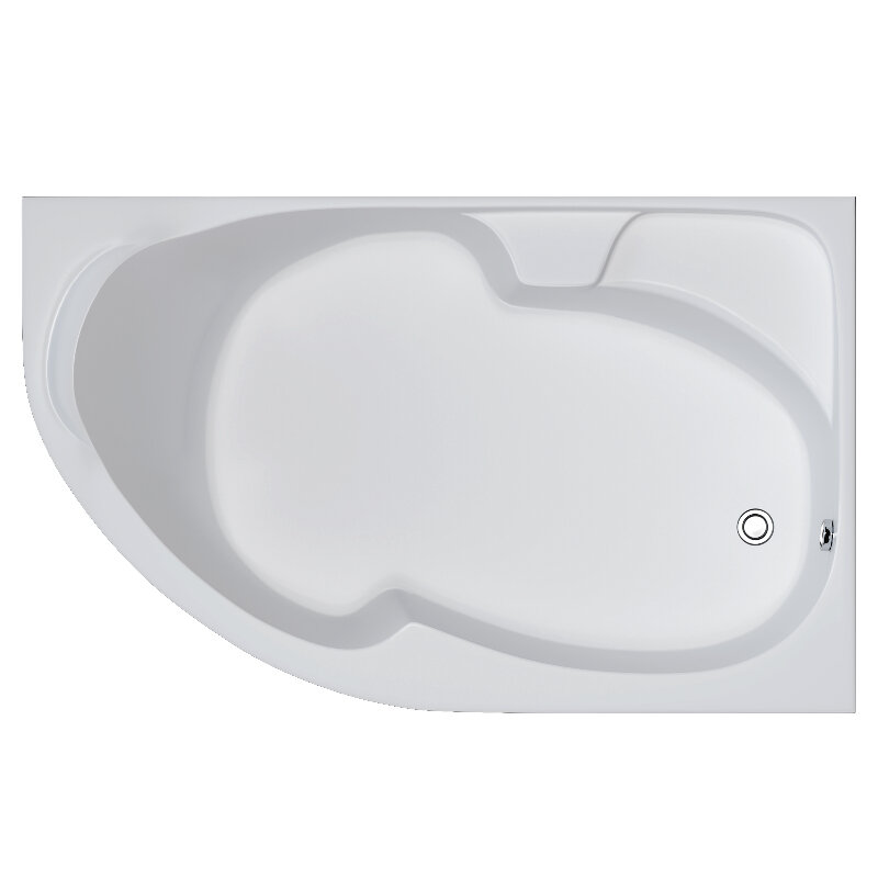 Изображение товара Акриловая угловая ванна Diana 01ди1590лкп/01ди1590пкп 150x90 см белая