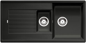 Изображение товара Мойка Blanco Zia 6S антрацит 100х50 см гранит PuraDur II 2 раковины
