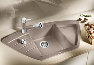 Изображение товара Кухонная мойка Blanco Zia 9E 93x51 см коричневая