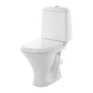 Изображение товара Унитаз-компакт Sanita Аттика WC.CC/Attica/2-T/WHT.G/S1, крышка стандарт, цвет белый