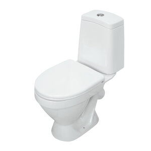 Изображение товара Унитаз-компакт Sanita Лада WC.CC/Lada/1-P/WHT.G/S1, крышка стандарт, цвет белый