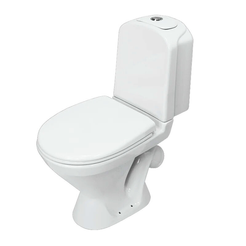 Изображение товара Унитаз-компакт Sanita Luxe Classic Comfort WC.CC/Classic/2-DM/WHT.G/S1, крышка микролифт, цвет белый