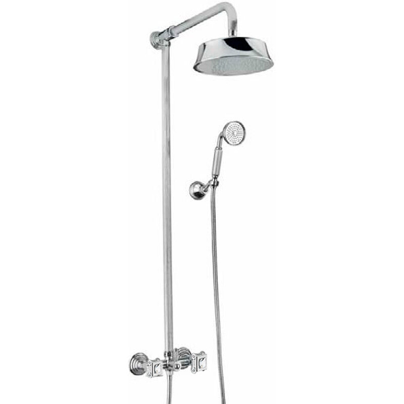 Изображение товара Душевая система Cezares Olimp-CD-01-Sw с ручками Swarovski, хром Италия