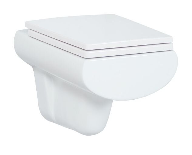 Изображение товара Подвесной унитаз Creavit Slim SM321 с горизонтальным выпуском и системой антивсплеск