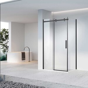 Изображение товара Душевой уголок Vincea Como-N VSR-4CN1016CLB, 160 x 100 см, стекло прозрачное, профиль черный