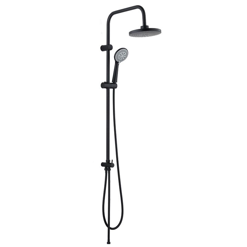 Изображение товара Душевая система Orange O-Shower S3b с тропическим душем черный матовый