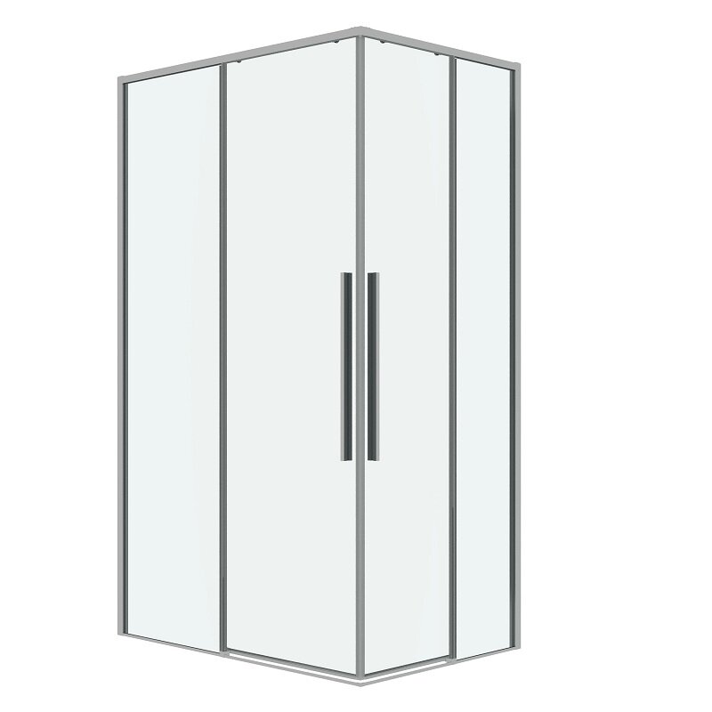 Изображение товара Душевой уголок Grossman Galaxy 90x80 см, прозрачное стекло, хром профиль, раздвижные двери