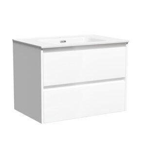 Изображение товара Тумба под раковину Sancos Libra LB70W, 70 см, подвесная, цвет белый