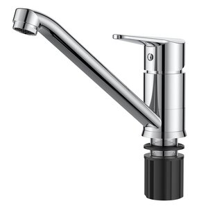 Изображение товара Полимерный смеситель Voda Breeze BZ05 для кухонной мойки, цвет хром