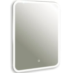 Изображение товара Зеркало Silver Mirrors Stiv-Lite LED-00002729, 50 х 70 см, с LED-подсветкой, сенсорный выключатель, цвет белый