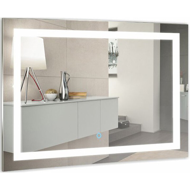 Изображение товара Зеркало Silver Mirrors Livia с LED-подсветкой, сенсорным выключателем, белое