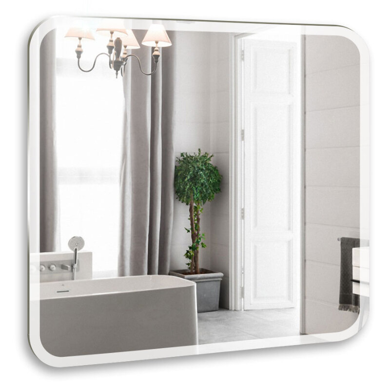 Изображение товара Зеркало Silver Mirrors Стив ФР-00001650 100 x 80 см с LED-подсветкой Изображение товара Зеркало Silver Mirrors Стив ФР-00001650 100 x 80 см с LED-подсветкой