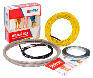 Изображение товара Электрический теплый пол Energy Cable 2600 Вт, площадь до 26 м2, Великобритания