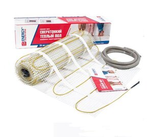 Изображение товара Теплый пол Energy Mat нагревательный мат 7 6 кв.м 1210 Вт под плитку
