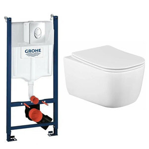 Изображение товара Инсталляция Grohe Rapid SL 38745001 и унитаз BeWash Schutz BKWHR002510 с сиденьем микролифт