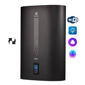 Изображение товара Электрический водонагреватель Electrolux EWH 80 SmartInverter Grafit, однофазный, НС-1428864, накопительный, реверсивный, встроенный Wi-Fi, электронный анод, сухой ТЭН
