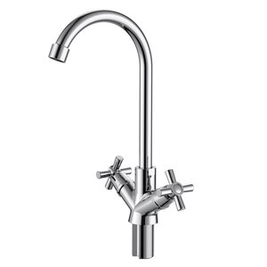 Изображение товара Полимерный смеситель Voda Dive DV519 для кухонной мойки, цвет хром