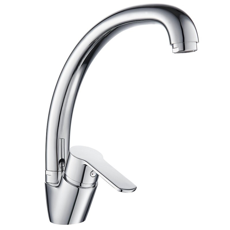 Изображение товара Смеситель для кухни Voda Drop DP03 хром однорычажный поворотный