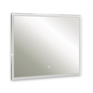 Изображение товара Зеркало Silver Mirrors Гуверт ФР-1539, 100 х 80 см, с LED-подсветкой, сенсорный выключатель, цвет рамы серый