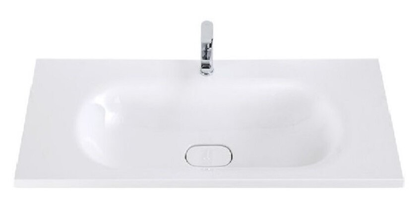 Изображение товара Раковина Cezares CZR-750/480-LV-MR-ECO, 75 см, искусственный камень, белый