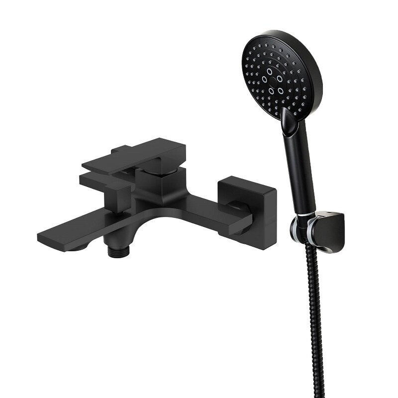 Изображение товара Смеситель для ванны и душа Orange Lutz M04-300b черный матовый Германия