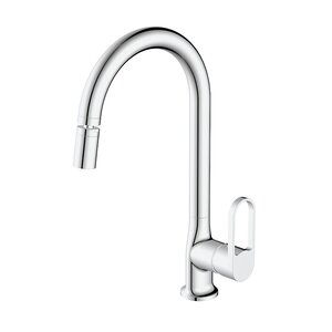 Изображение товара Смеситель для кухни Voda Harbor HR519AR хром однорычажный с поворотным изливом
