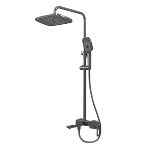Изображение товара Душевая система Grossman Pragma 500.K35.03.420 графит сатиновый с тропическим душем