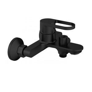 Изображение товара Смеситель Voda Harbor HR54B для ванны и душа черный высокое качество