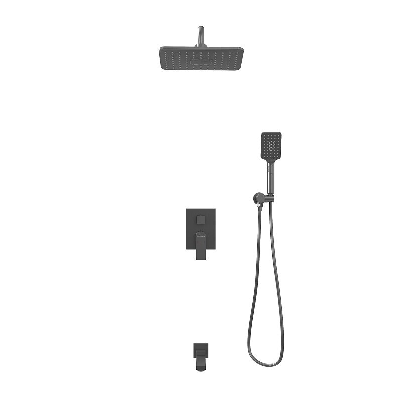 Изображение товара Grossman Classic 501. K35. 04. 420 графит сатиновый - скрытый монтаж, тропический душ