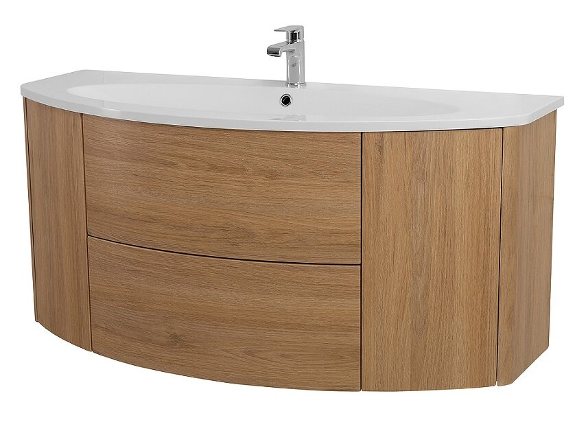 Изображение товара Тумба под раковину Cezares Eden 54842, 120 см, подвесная, коричневый