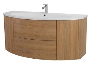 Изображение товара Тумба под раковину Cezares Eden 54842 120 см подвесная коричневая МДФ