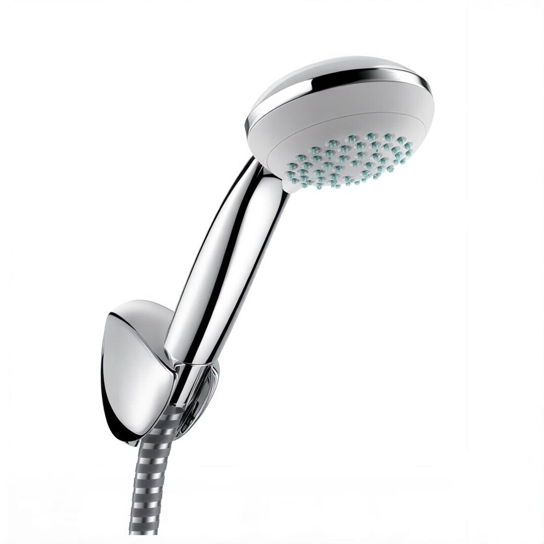 Изображение товара Душевой гарнитур Hansgrohe Crometta 85 Vario 27558000, шланг 125 см, корпус хром, лицевая часть серая, 3 режима струи Изображение товара Душевой гарнитур Hansgrohe Crometta 85 Vario 27558000, шланг 125 см, корпус хром, лицевая часть серая, 3 режима струи