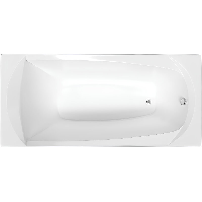 Изображение товара Ванна акриловая 1MarKa Elegance 165x70 см белая угловая без гидромассажа